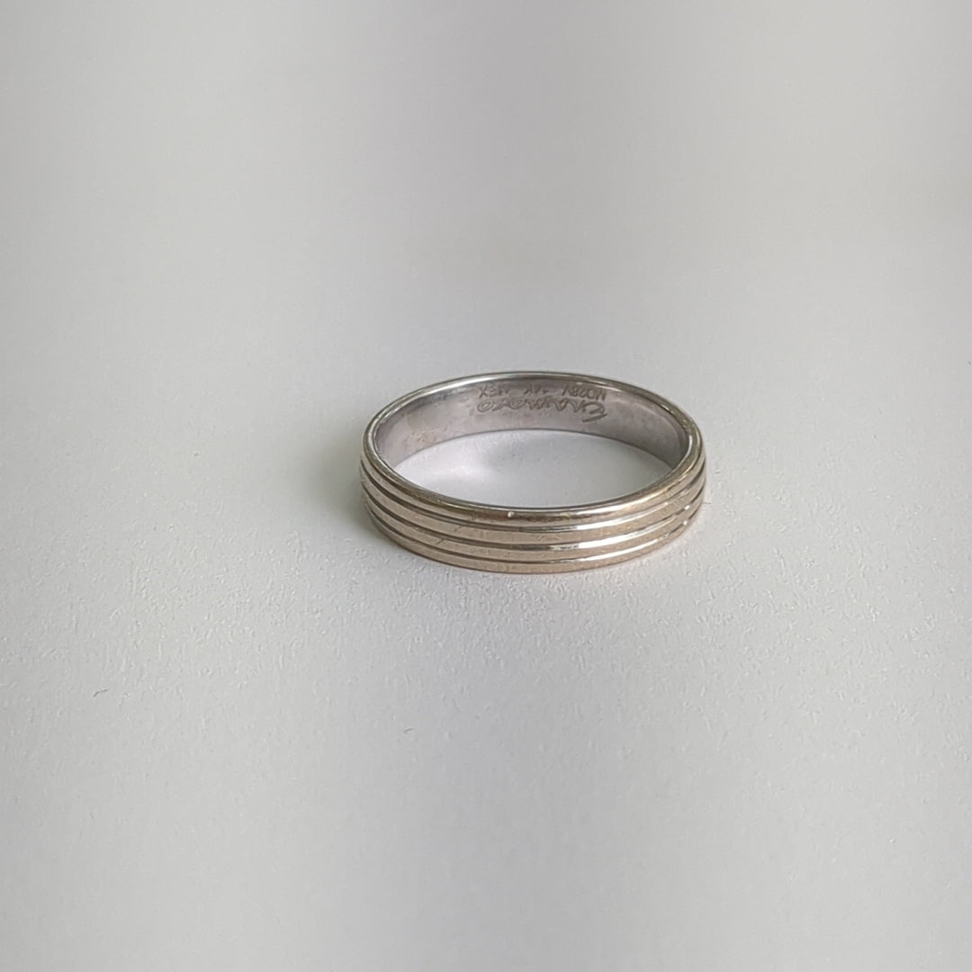 ARGOLLA ORO BLANCO 14 K 4,10 GRMS (SEMINUEVO)