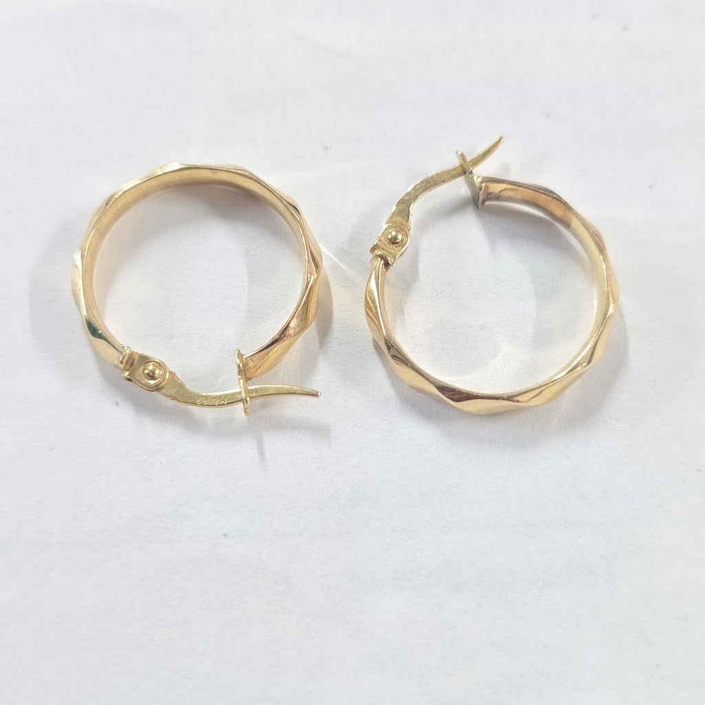 ARRACADAS PAR ORO 14 K 1.1 GRMS (SEMINUEVO)