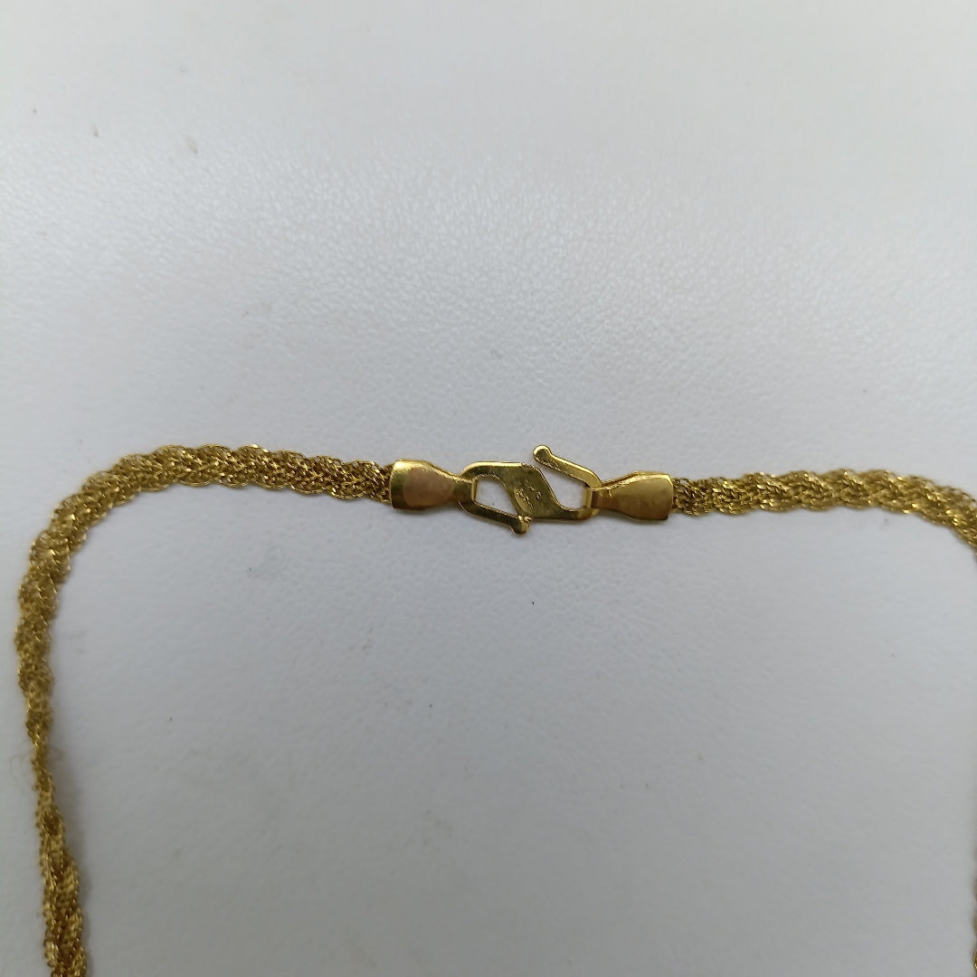CADENA ORO 21 K 4.8 GRMS (SEMINUEVO)