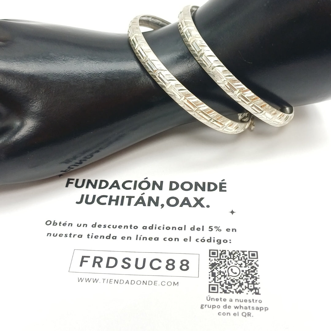 ARRACADAS PAR PLATA 12,10 GRMS (SEMINUEVO)