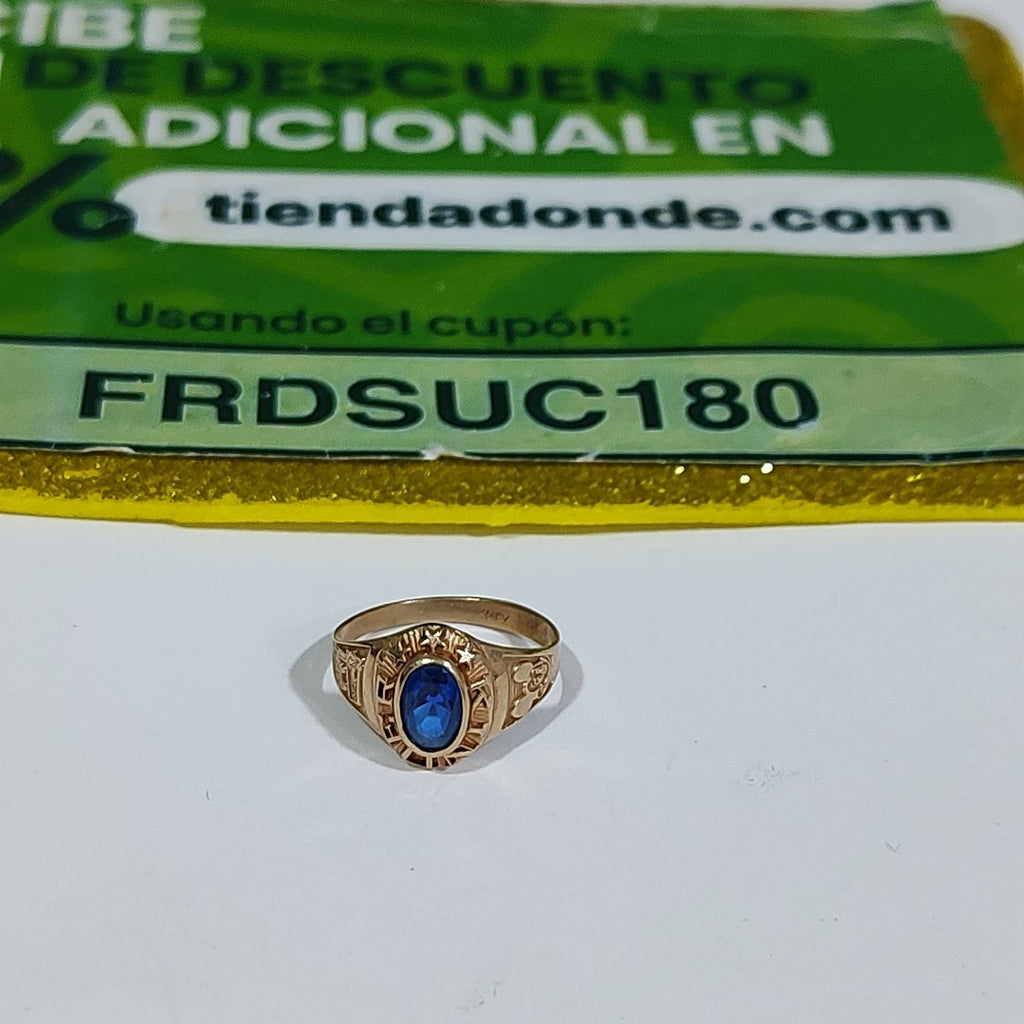 ANILLO ORO 10 K 1,10 GRMS (SEMINUEVO)