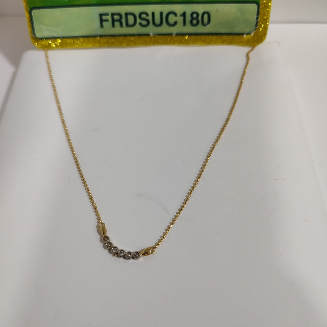 COLLAR ORO COMBINADO 14 K 3.4 GRMS (SEMINUEVO)