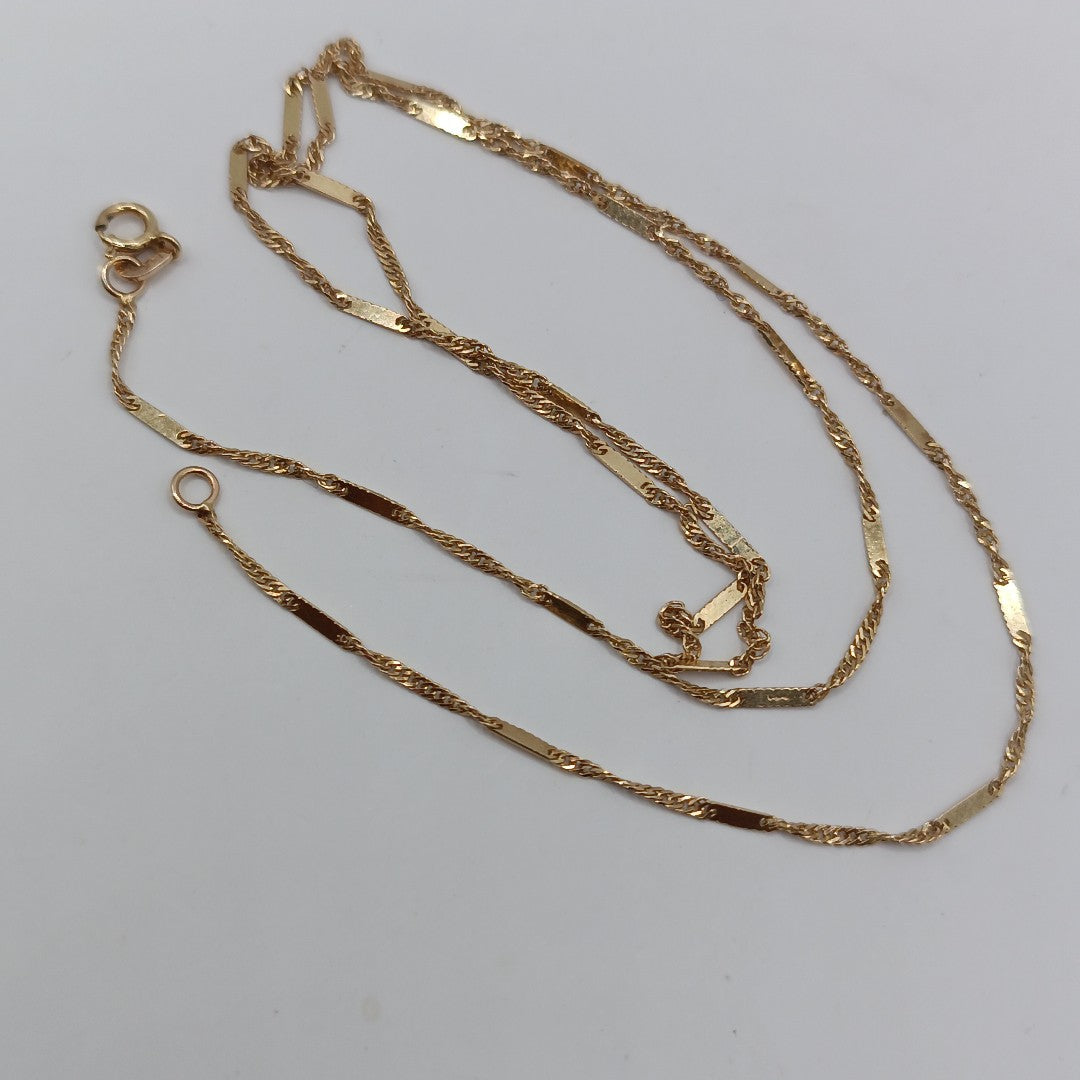 CADENA ORO 14 K 1.9 GRMS (SEMINUEVO)
