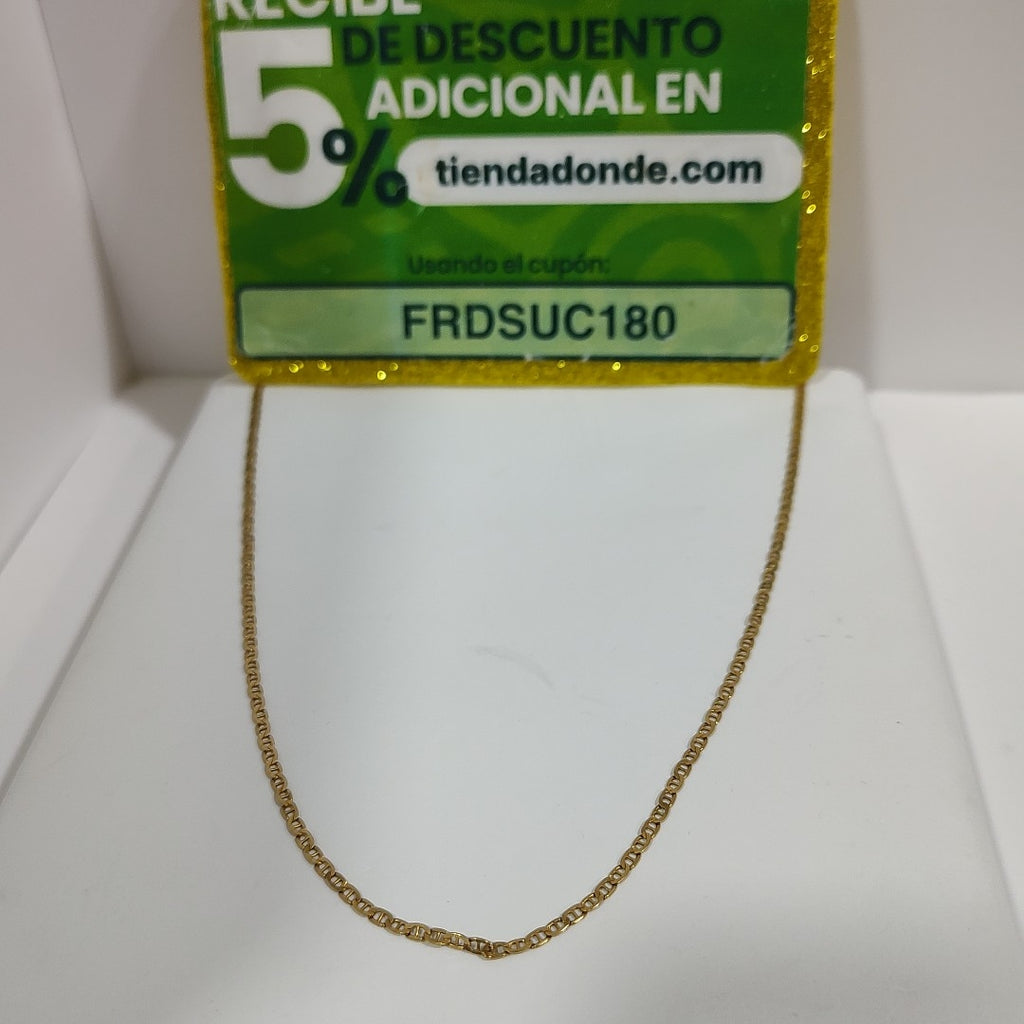 CADENA ORO 14 K 3.1 GRMS (SEMINUEVO)
