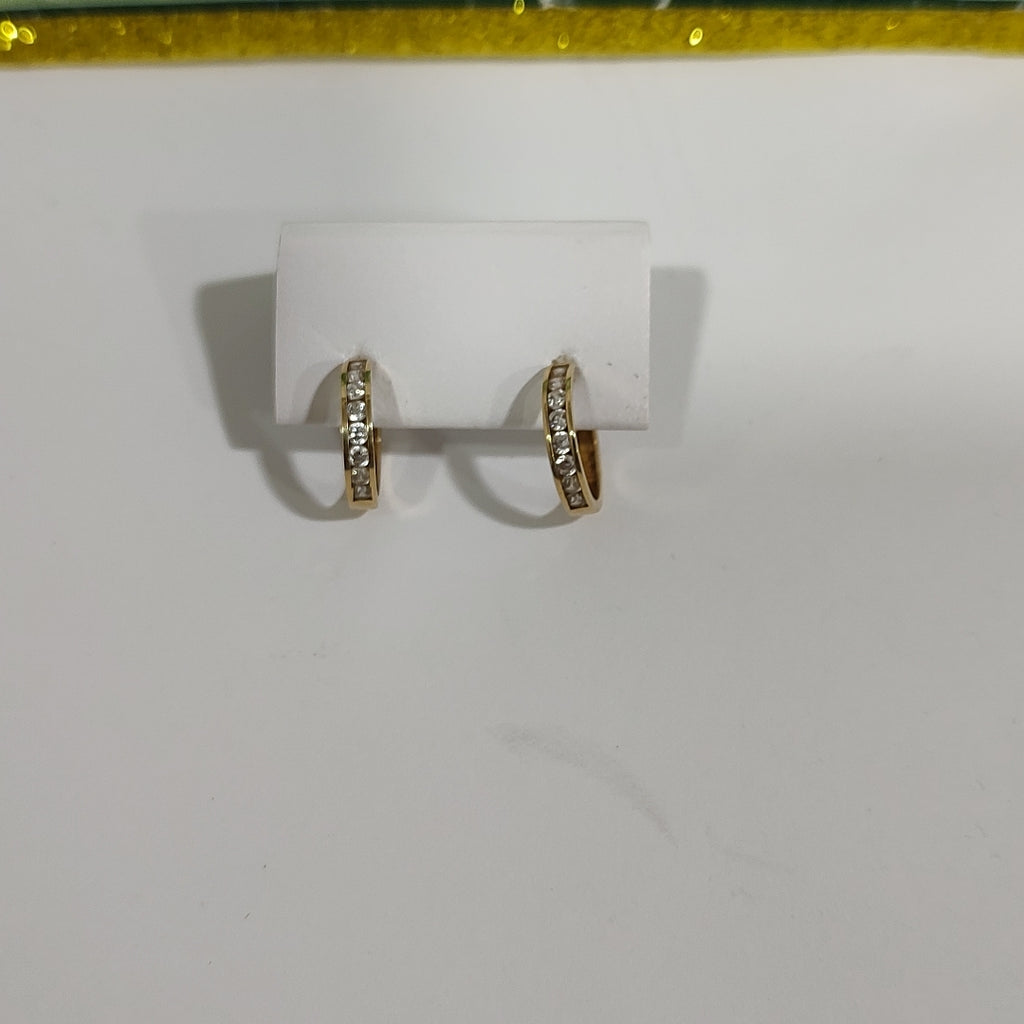 ARRACADAS PAR ORO 14 K 1,10 GRMS (SEMINUEVO)