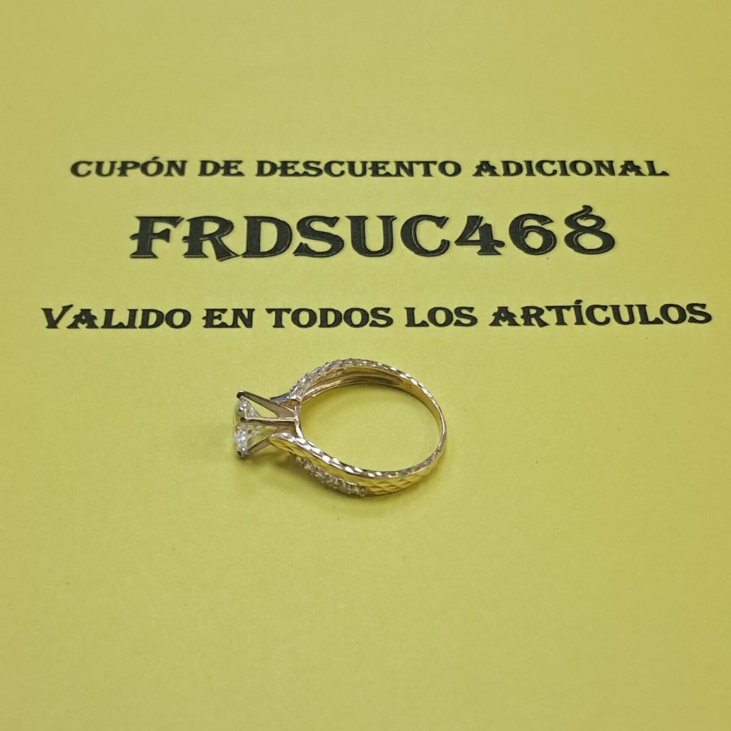 ANILLO ORO 14 K 2.4 GRMS (SEMINUEVO)