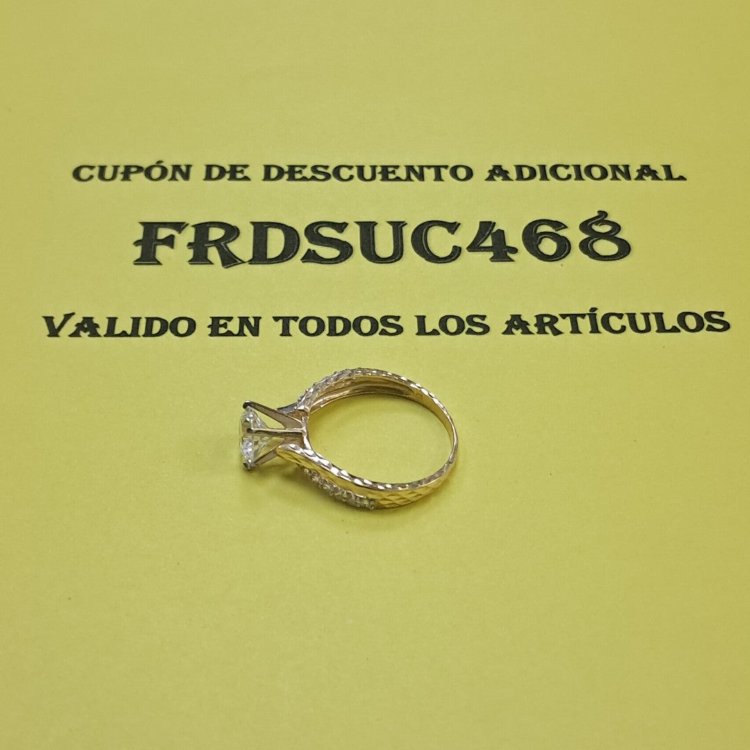 ANILLO ORO 14 K 2.4 GRMS (SEMINUEVO)