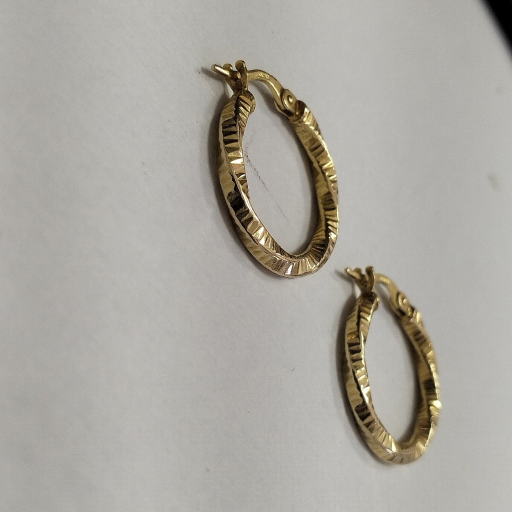 ARRACADAS PAR ORO 14 K 1.4 GRMS (SEMINUEVO)
