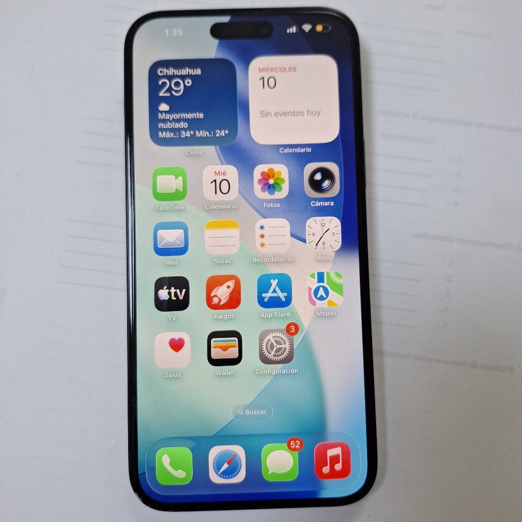 CELULAR APPLE IPHONE 15 PLUS A3093 (2023) 128 GB 6 GB RAM (SEMINUEVO)