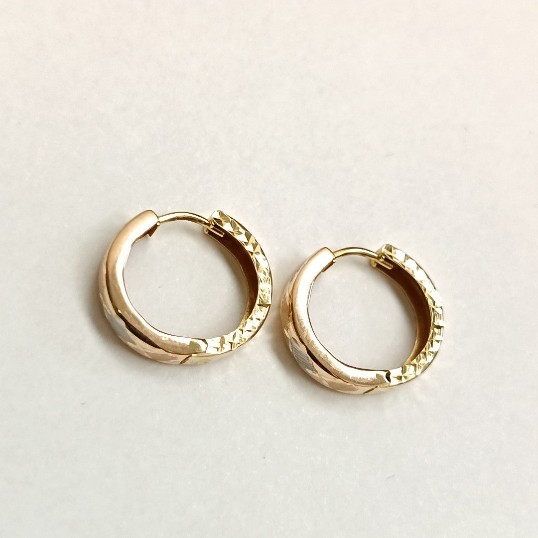 ARRACADAS PAR ORO 14 K 1.6 GRMS (SEMINUEVO)