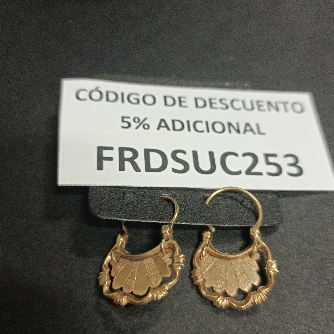 ARETES PAR ORO 8 K 2,40 GRMS (SEMINUEVO)