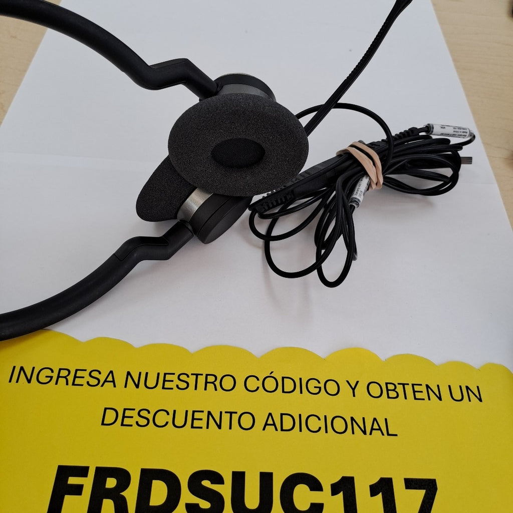 AUDIFONOS JABRA HSC015 ALAMBRICO OVER EAR (SEMINUEVO)