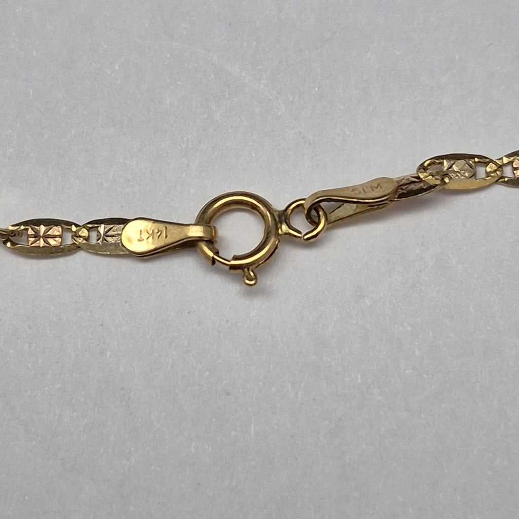 CADENA ORO 14 K 3.2 GRMS (SEMINUEVO)