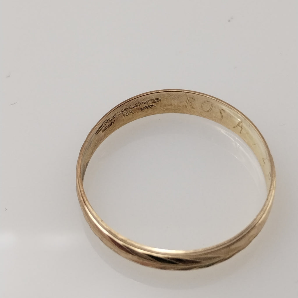 ARGOLLA ORO 10 K 1.2 GRMS (SEMINUEVO)