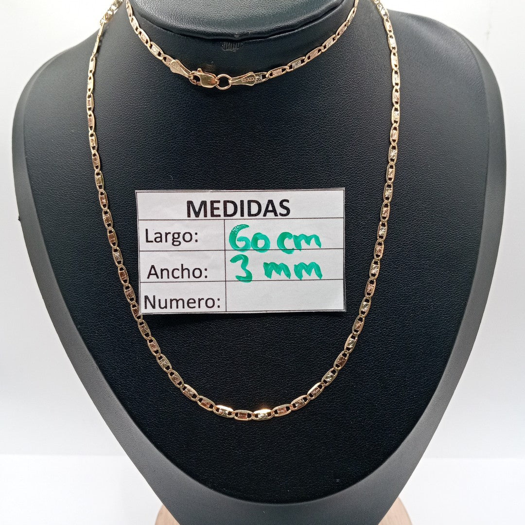 CADENA ORO COMBINADO 10 K 6.4 GRMS (SEMINUEVO)