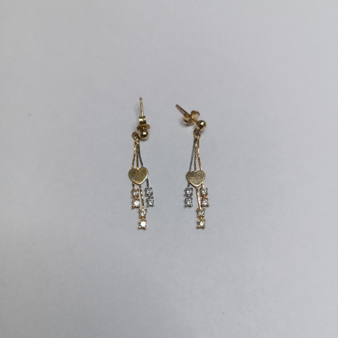 ARETES PAR ORO 14 K 2.1 GRMS (SEMINUEVO)