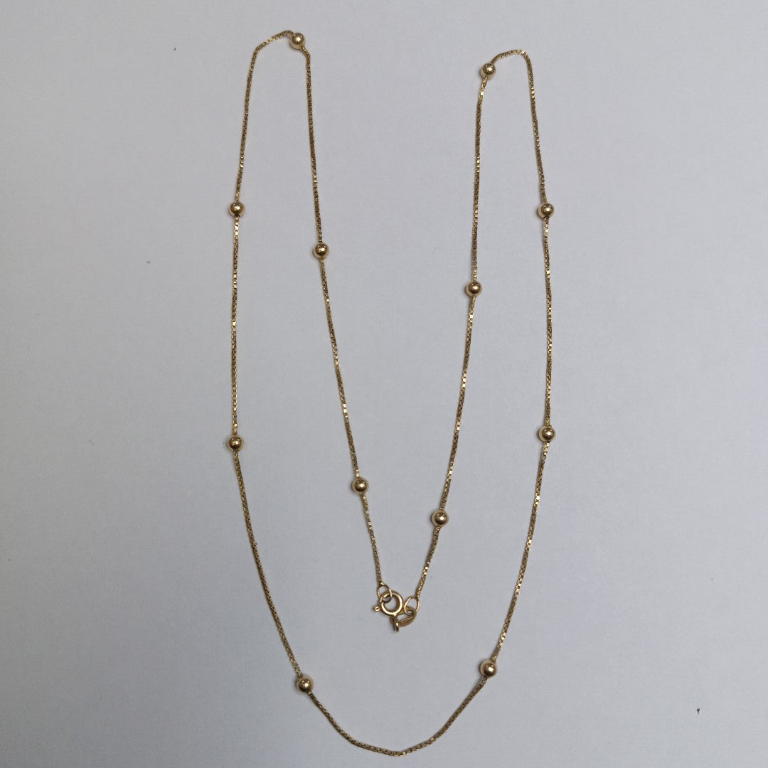 CADENA ORO 14 K 4.3 GRMS (SEMINUEVO)