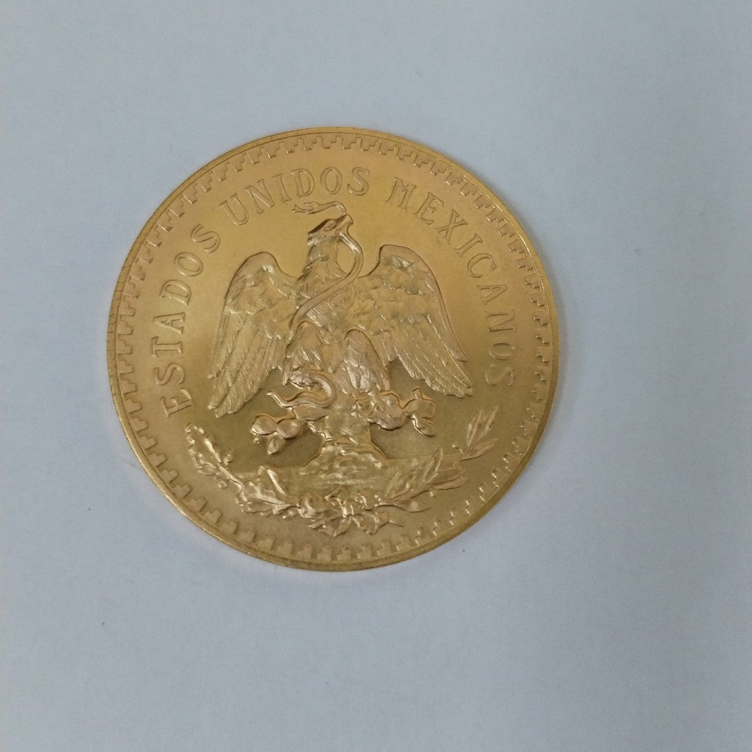 K1 41.6 GRMS 21 K IDENTIFICACIÓN MONEDA NOMINATIVA MONEDAS PESOS 50 PES (SEMINUEVO)
