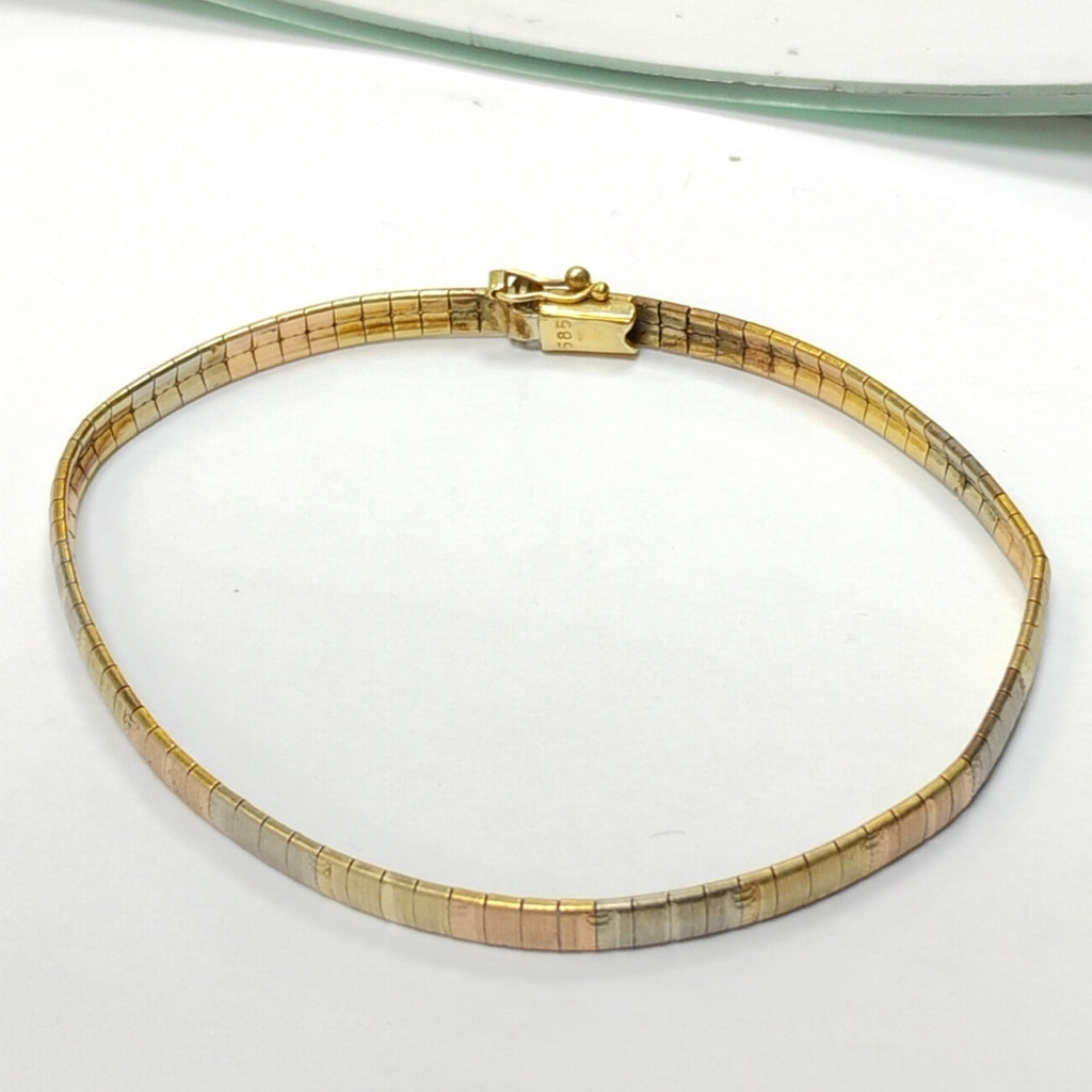 PULSERA ORO,ORO COMBINADO 14 K 9,10 GRMS (SEMINUEVO)