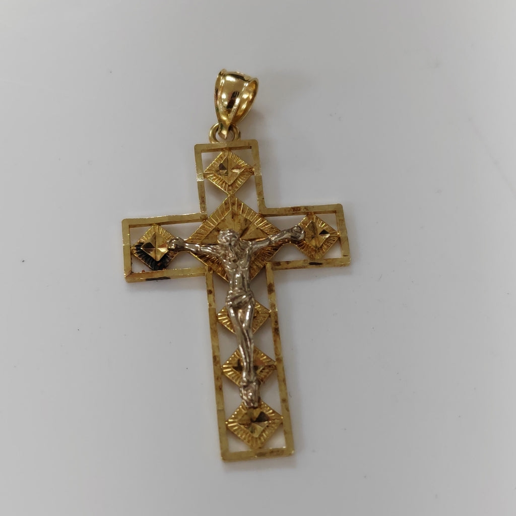 CRUZ,DIJE ORO 14 K 2,50 GRMS (SEMINUEVO)