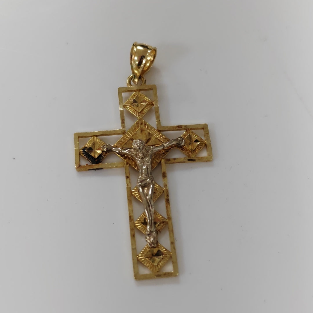CRUZ,DIJE ORO 14 K 2,50 GRMS (SEMINUEVO)