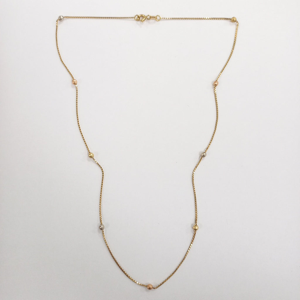 GARGANTILLA ORO 14 K 2.3 GRMS (SEMINUEVO)