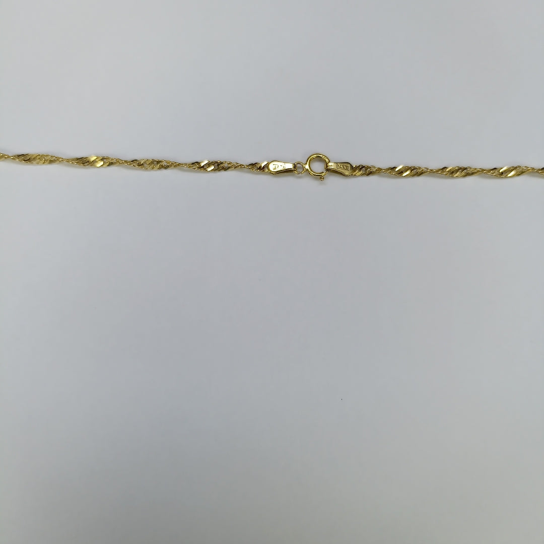 CADENA ORO 14 K 3.9 GRMS (SEMINUEVO)