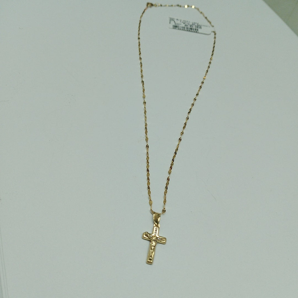 CADENA, CRUCIFIJO ORO 10 K 1 GRMS (SEMINUEVO)