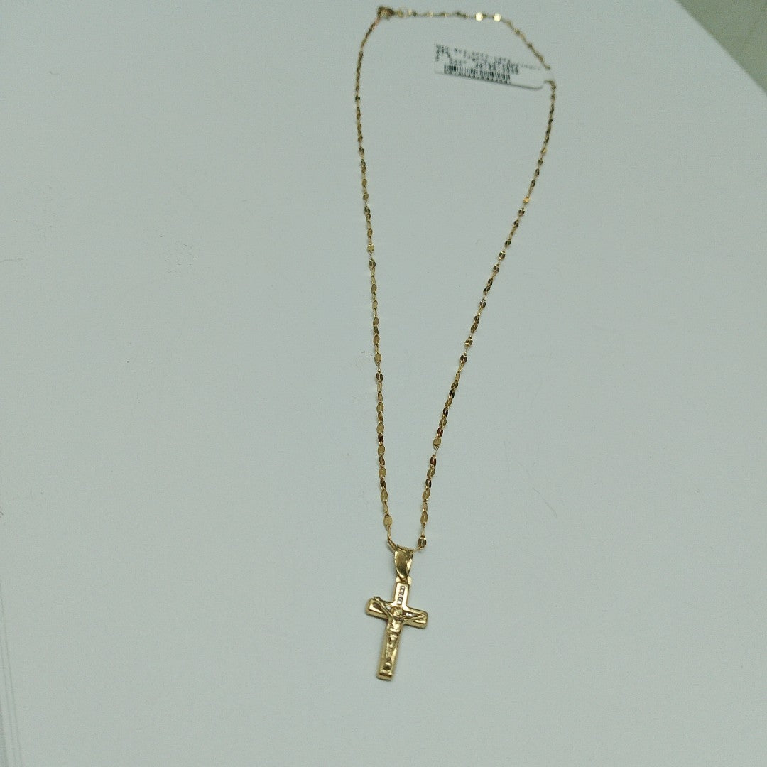 CADENA, CRUCIFIJO ORO 10 K 1 GRMS (SEMINUEVO)