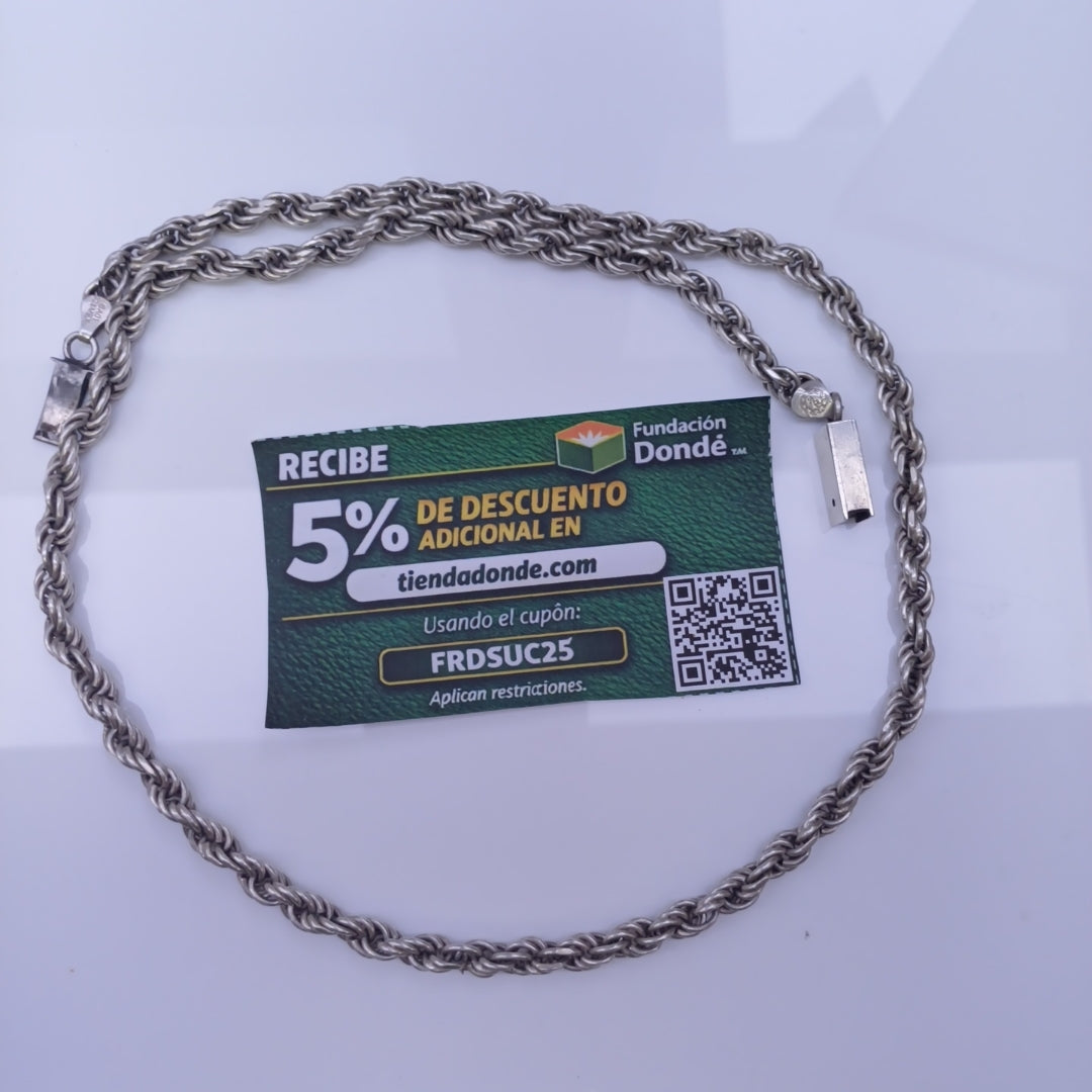 CADENA PLATA 65,20 GRMS (SEMINUEVO)