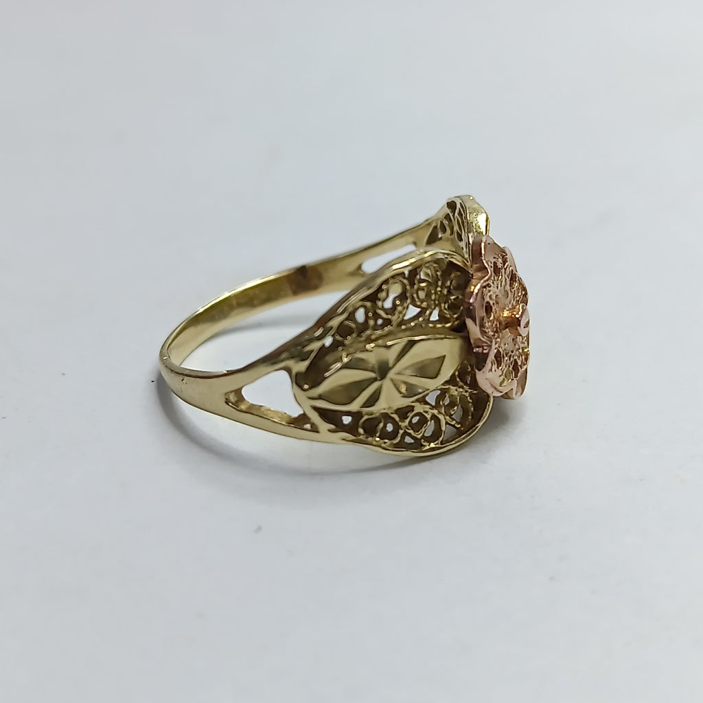 ANILLITO ORO,ORO COMBINADO 14 K 2,20 GRMS (SEMINUEVO)