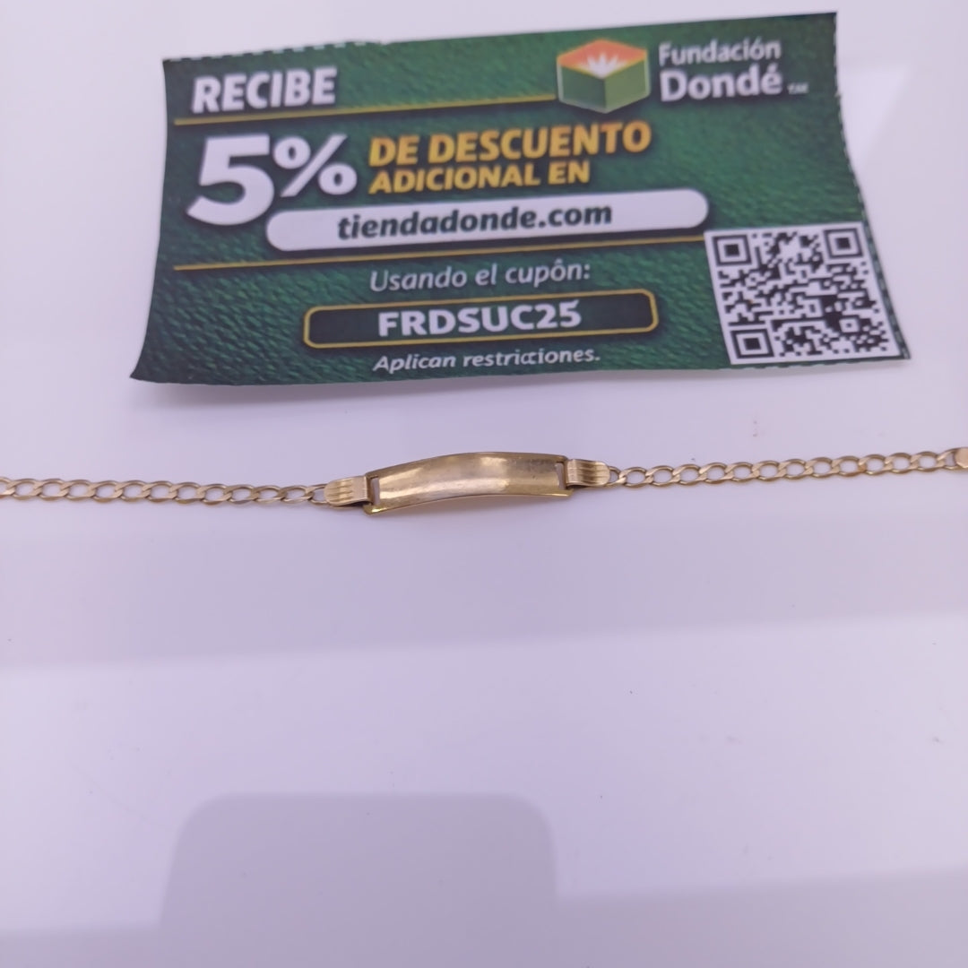 ESCLAVA ORO 14 K 2.5 GRMS (SEMINUEVO)