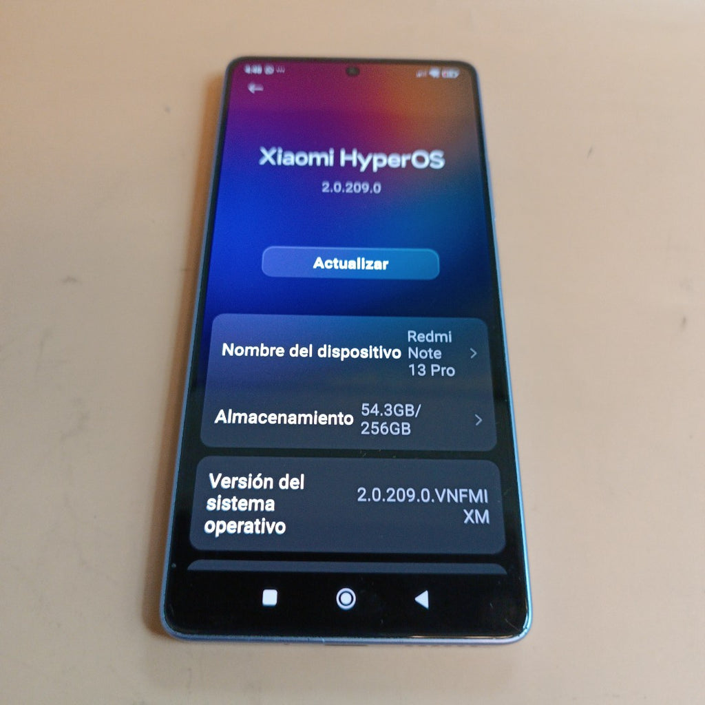 CELULAR XIAOMI REDMI NOTE 13 PRO 23117RA68G (2023) 256 GB 8 GB RAM (SEMINUEVO)