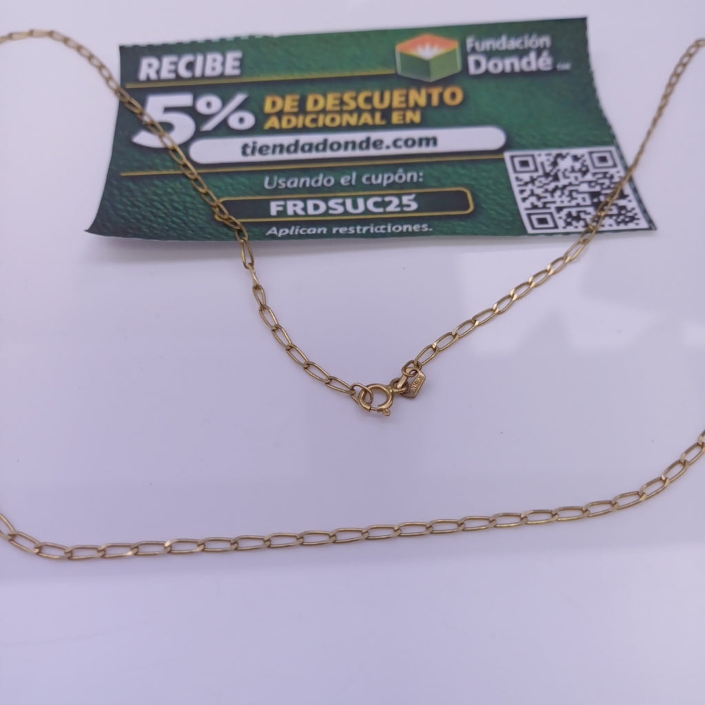 CADENA ORO 14 K 3.3 GRMS (SEMINUEVO)