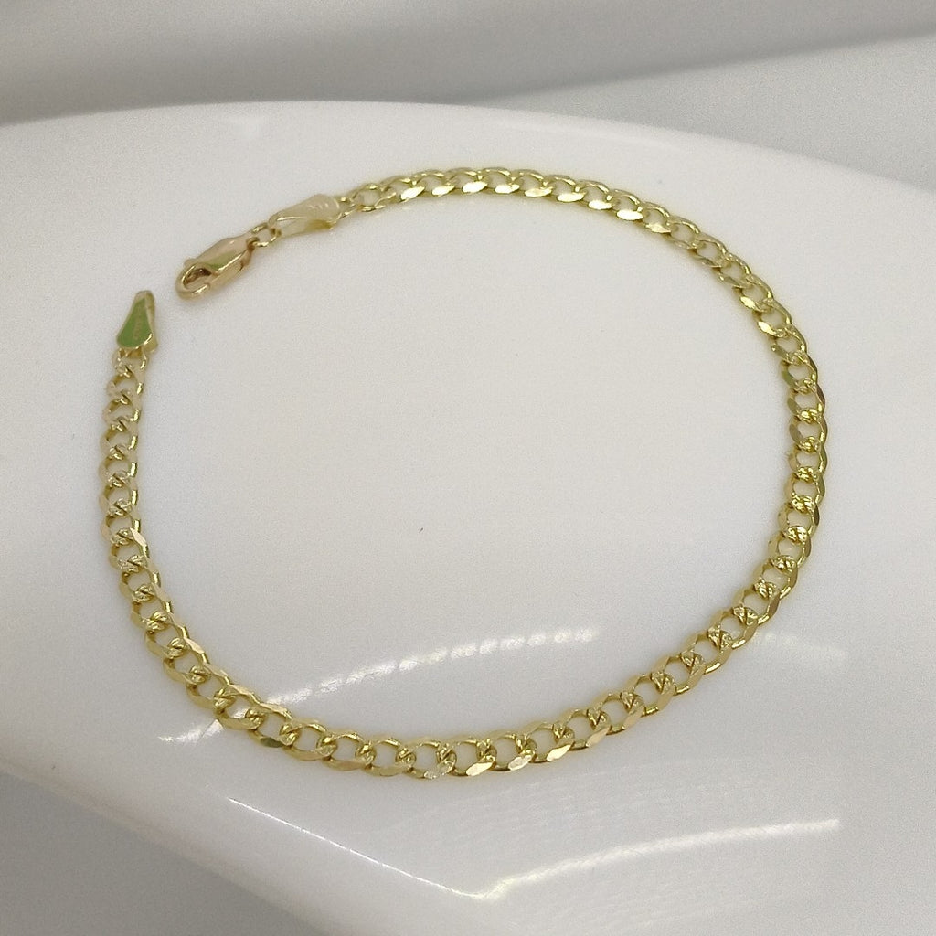 PULSERAS BARBADA ORO 14K 21 CM 5.3 GR (NUEVO)