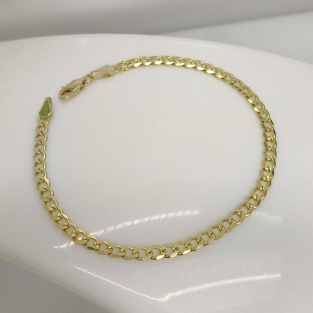 PULSERAS BARBADA ORO 14K 21 CM 5.3 GR (NUEVO)