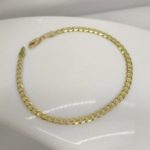 PULSERAS BARBADA ORO 14K 21 CM 5.3 GR (NUEVO)