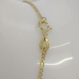 PULSERAS TEJIDO 3X1 ORO 14K 21 CM 1 GR (NUEVO)
