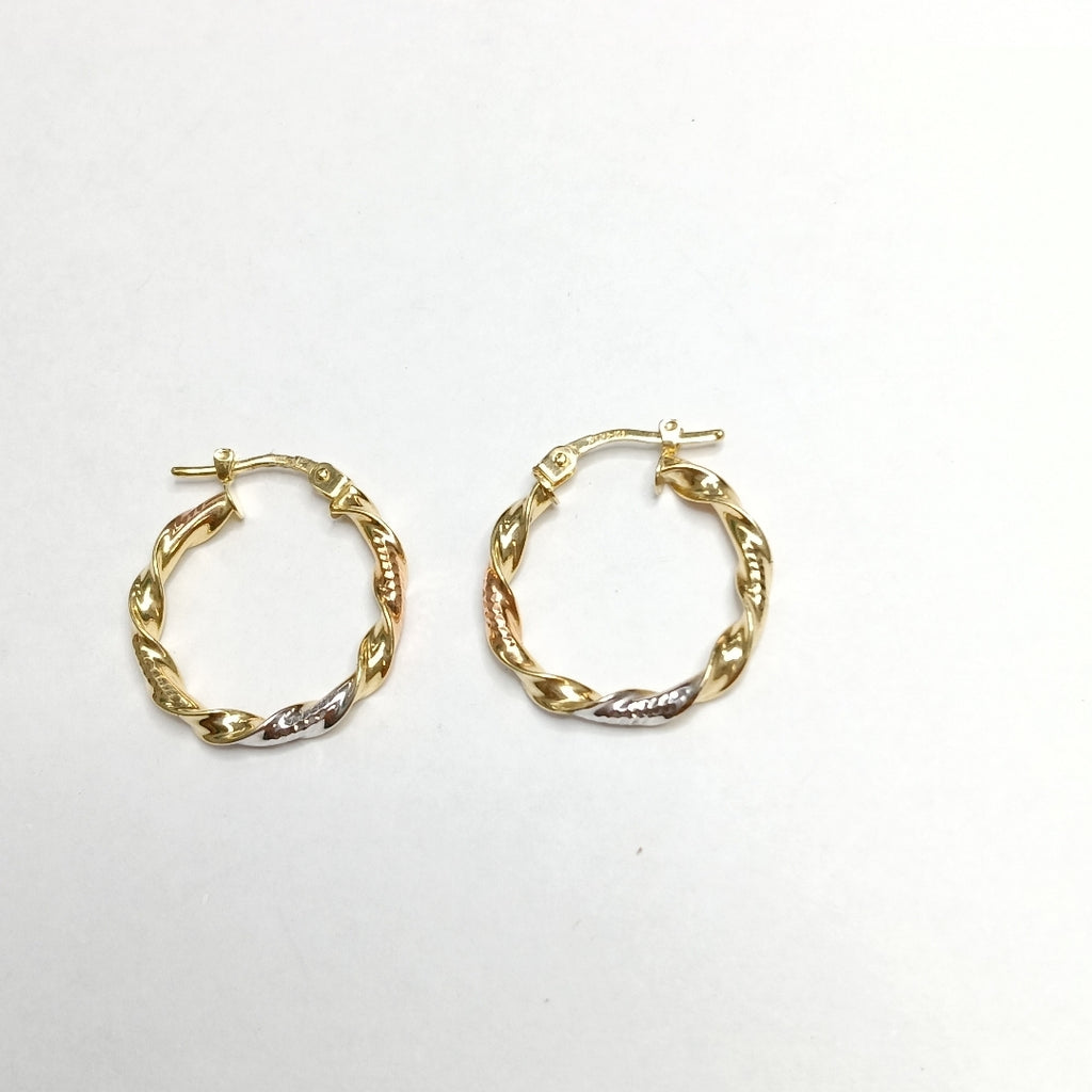 ARRACADAS PAR ORO 10 K 1.5 GRMS (SEMINUEVO)