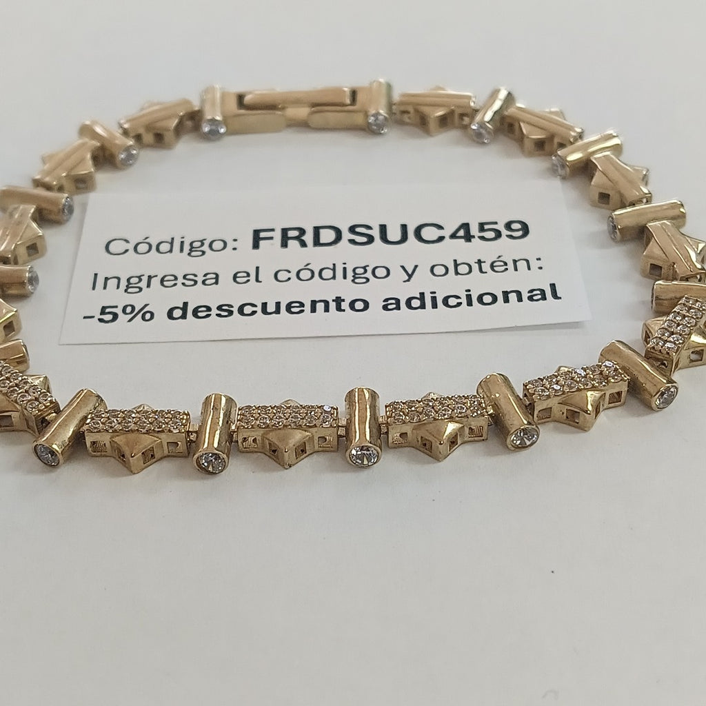 PULSERAS DAMA ORO 10K 9.6 (NUEVO)