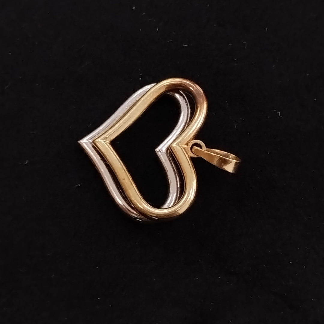 DIJE ORO,ORO BLANCO 14 K 1,40 GRMS (SEMINUEVO)