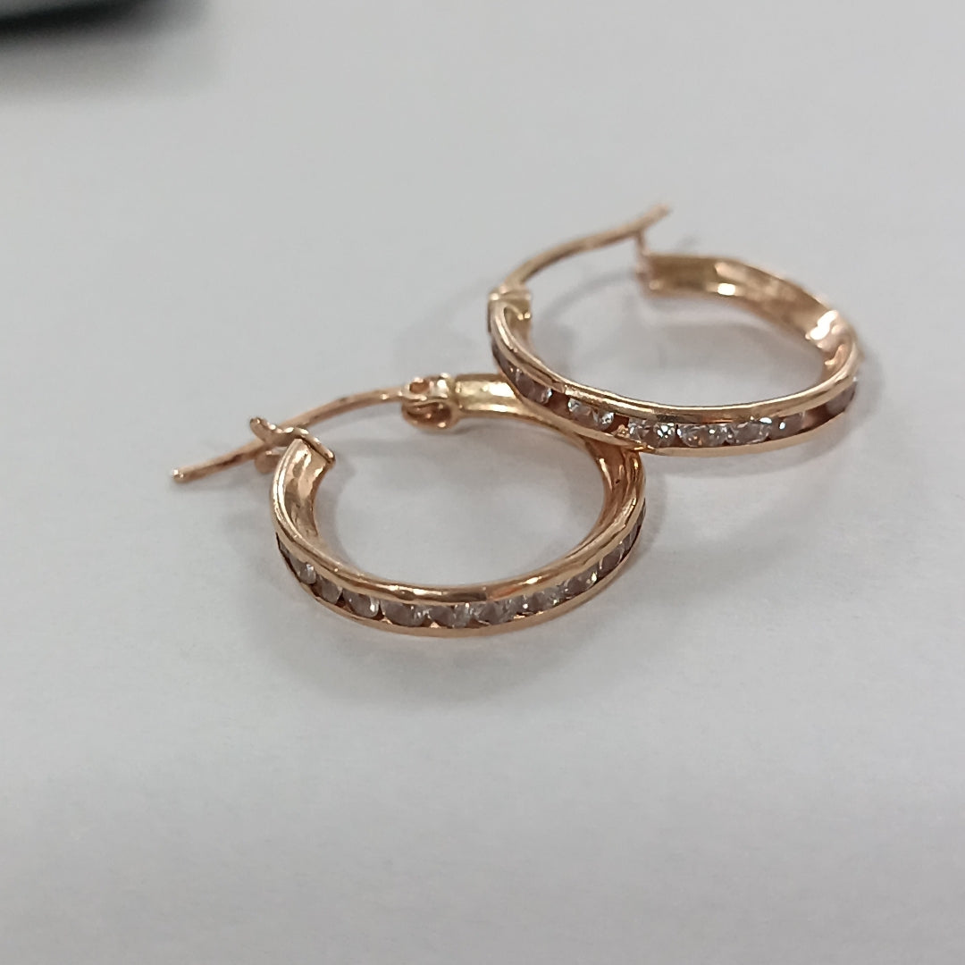 ARRACADAS PAR ORO 14 K 0,90 GRMS (SEMINUEVO)