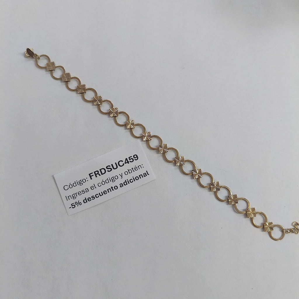PULSERAS DAMA ORO 14K 3.5 (NUEVO)