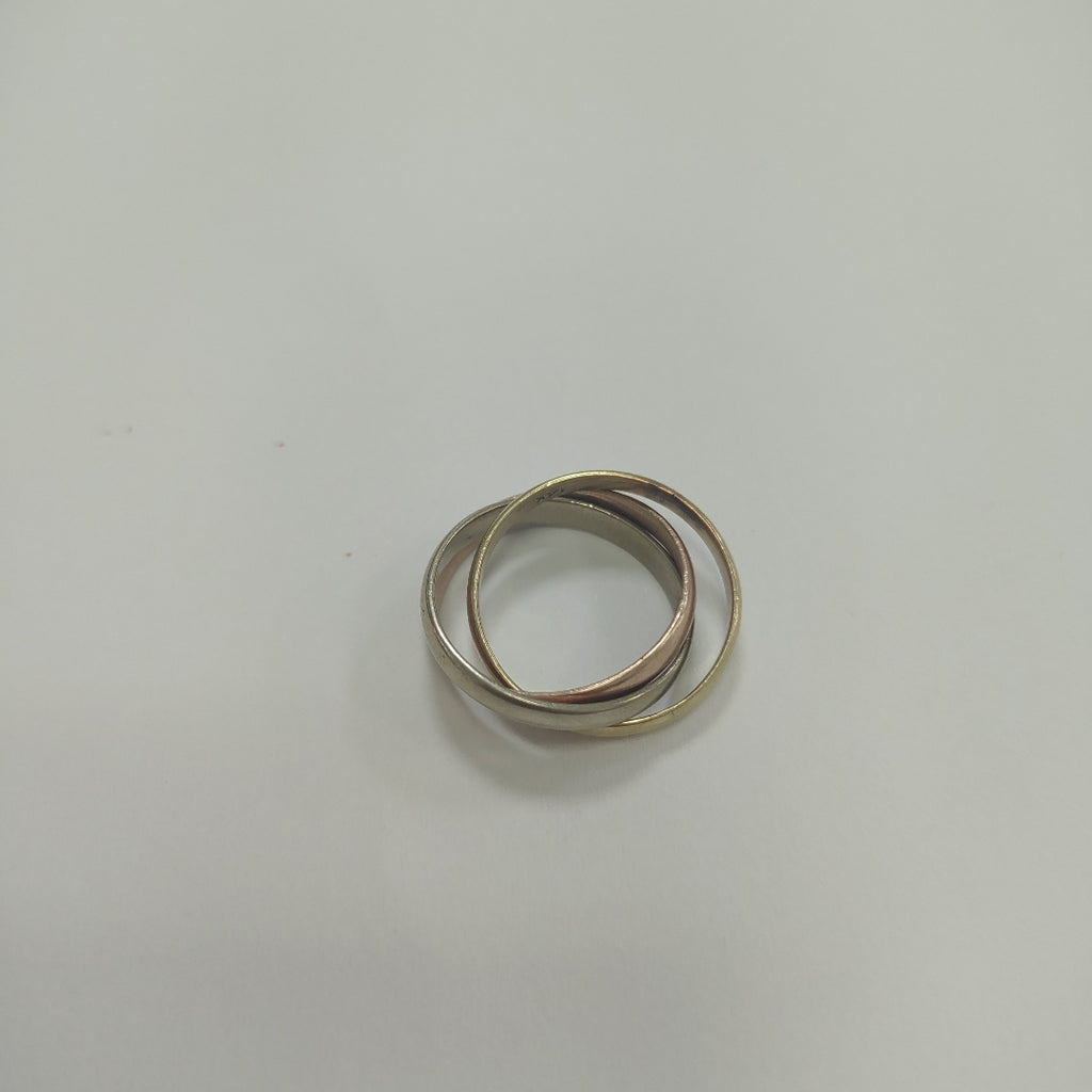 ANILLO ORO, ORO COMBINADO 10 K 6.3 GRMS (SEMINUEVO)