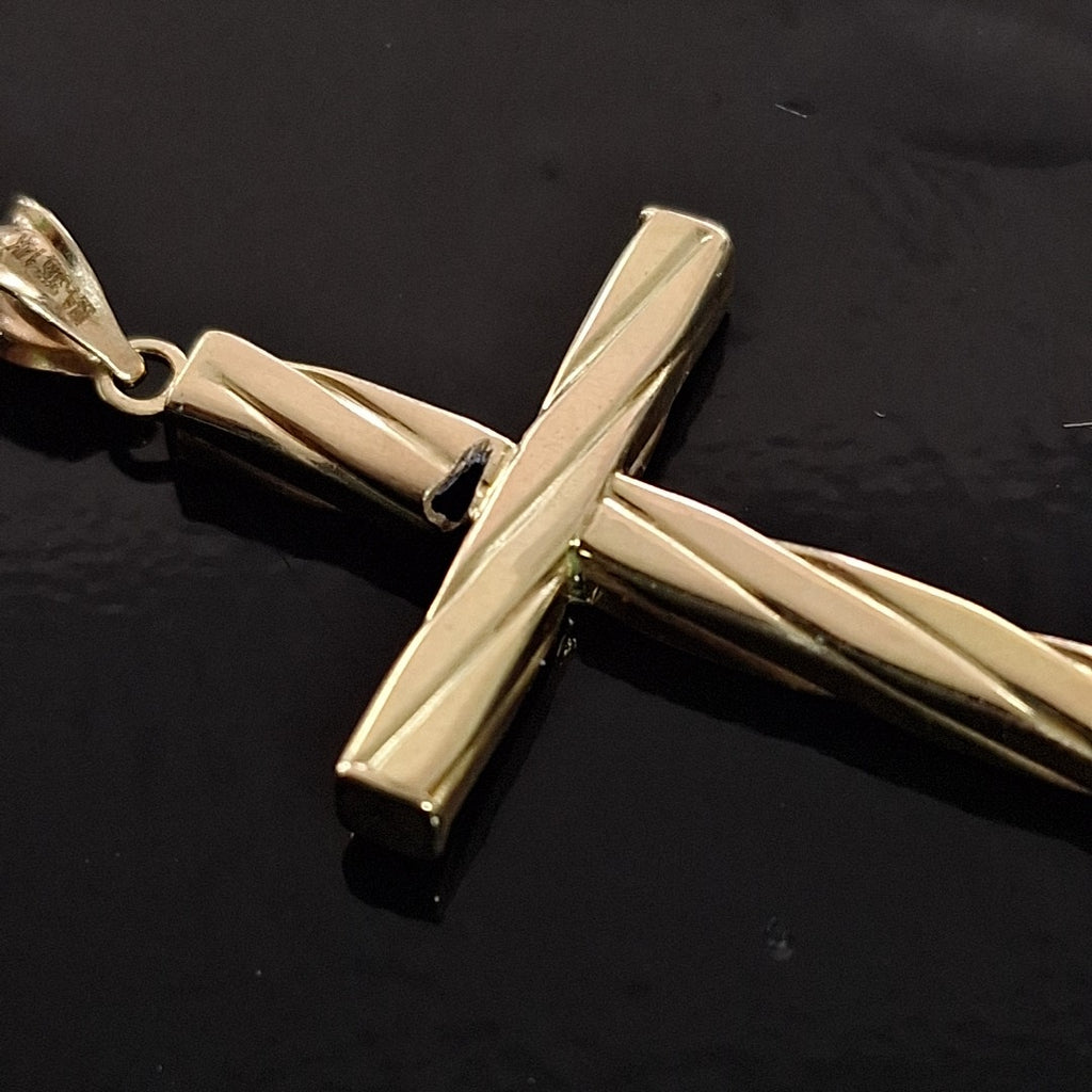 CRUZ, DIJE ORO 14 K 3.3 GRMS (SEMINUEVO)