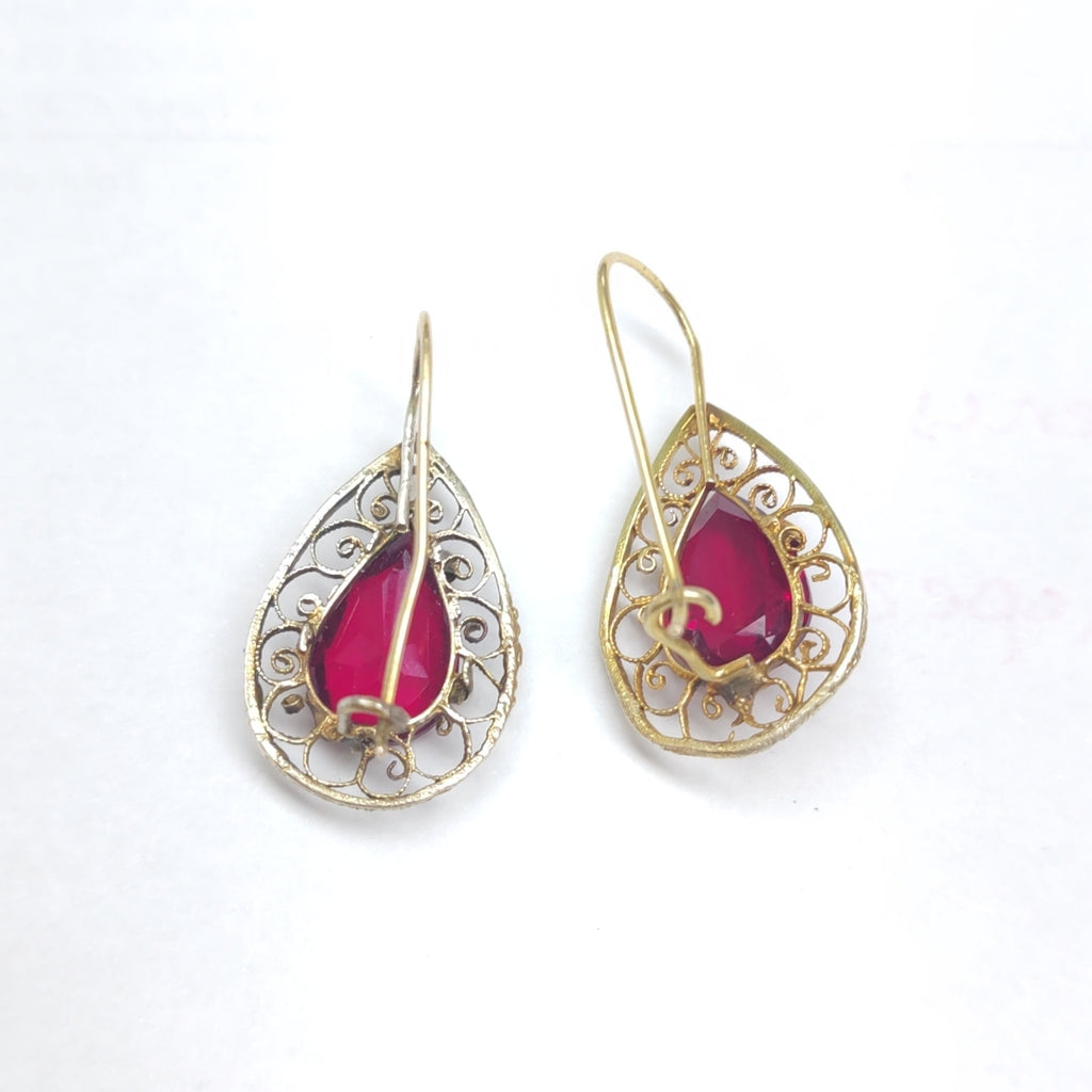 ARETES PAR ORO 8 K 3.6 GRMS (SEMINUEVO)