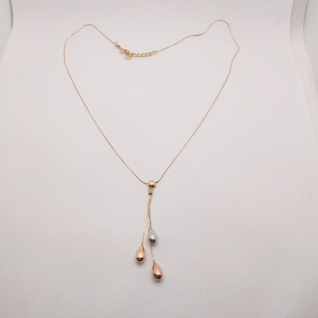 GARGANTILLA ORO COMBINADO 14 K 3.4 GRMS (SEMINUEVO)