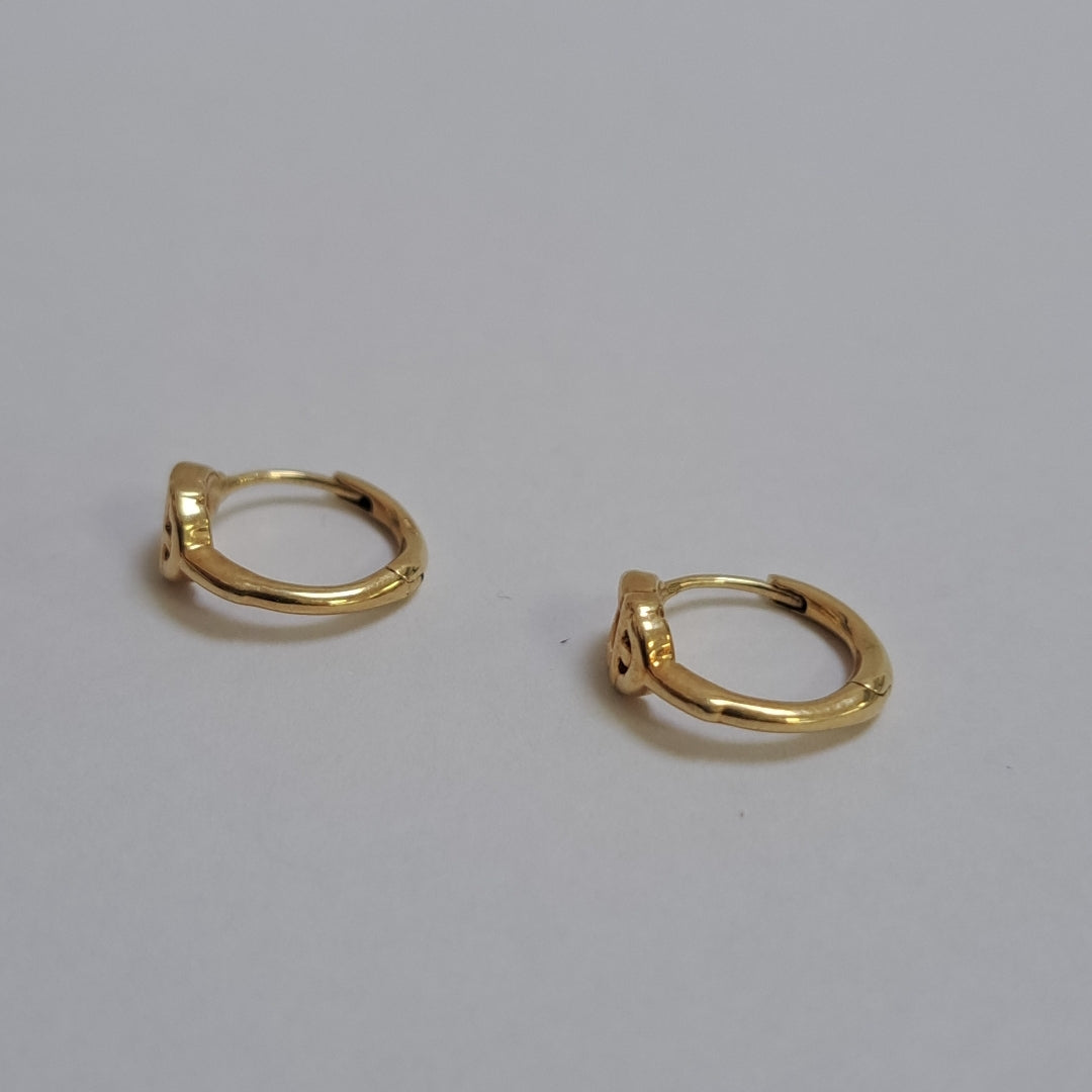 ARRACADAS PAR ORO 18 K 1,90 GRMS (SEMINUEVO)