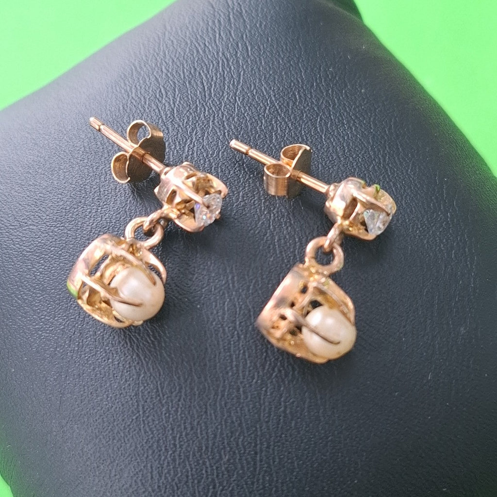 ARETES PAR ORO 10 K 4,00 GRMS (SEMINUEVO)