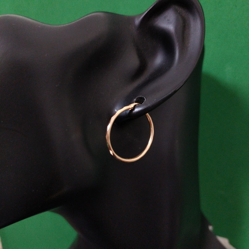 ARRACADAS PAR ORO 14 K 1.3 GRMS (SEMINUEVO)